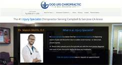 Desktop Screenshot of goodlifechiropractic.com
